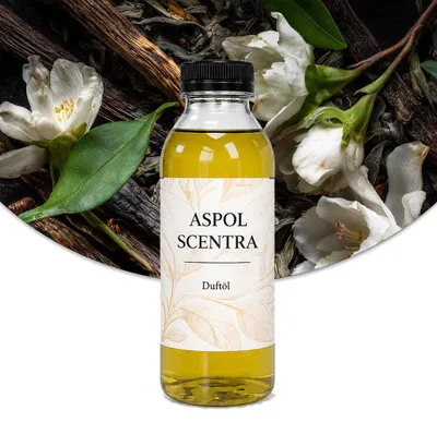Produktbild von Aspol Scentra Tabak und Vanille UFIREADY Duftöl für Kerzen und Diffusoren 500 ml, KI-generiertes Bild