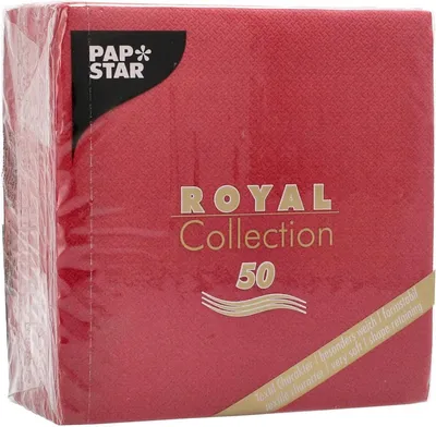 Produktbild von Papstar 86240, Bordeaux, Seidenpapier, Einfarbig, 36 g/m², 250 mm, 250 mm