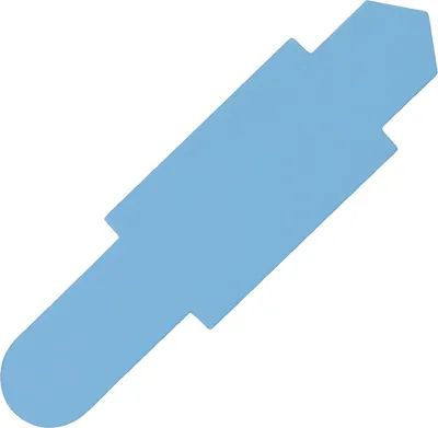 Produktbild von ELBA Stecksignal aus PVC, zum Einstecken hellblau