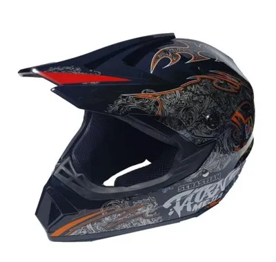 Produktbild von Crosshelm Helm Kinderhelm Motorradhelm Motocross Quad Mejia Schwarz Größe S