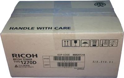 Obrázek produktu pro Ricoh 888261x6 1270d Toner černý -B