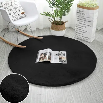 Immagine prodotto di Tappeto Rabbit Strado rotondo 200x200 nero