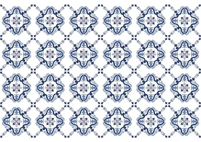 Image de Autocollants imitation carrelage pour la cuisine et la salle de bains – 24 autocollants imitation carrelage en ciment Azulejos Loicia – 24 autocollants 10 x 10 cm