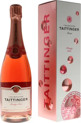 Image de Taittinger Champagne Prestige Rosé Brut 12,5% Vol. 0,75l en boîte cadeau