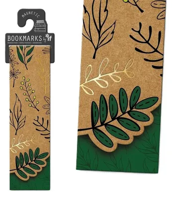 Image de Marque-page magnétique Krafty - Feuilles