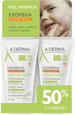 Produktbild von EXOMEGA CONTROL crema emoliente duo 2 x 50 ml