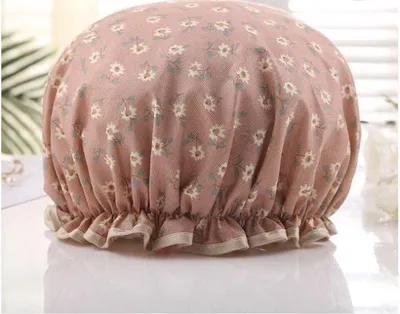 Produktbild von CHPN - Duschhaube - Duschhaube - Rosa/Pfirsich - Duschhaube - Praktische Duschhaube - Duschhaube - Duschhaube - Duschhaube - Duschhaube - Duschhaube - Mit Blumen -