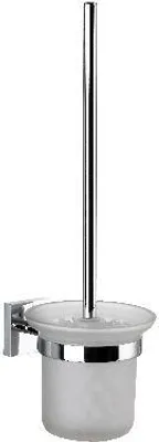 Produktbild von kielle Harmonia - Wandmontierte Toilettenbürste mit Halter, Glas matt/Chrom 40523000