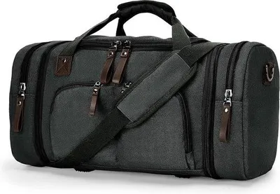 Image de Famanu : Sac de sport grand format avec housse de trolley - Noir