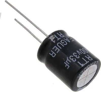 Image de Condensateur 33 µF/400 V 16x21 LEAGUER 1 pièce
