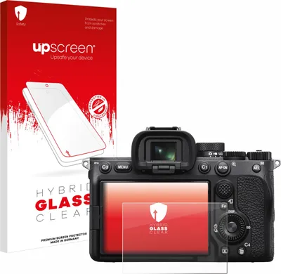 Produktbild von upscreen Schutzglas für Sony Alpha 7 IV Schutzfolie Panzer Folie Glas Display Schutz klar
