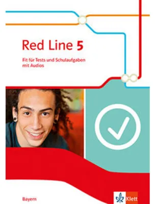 Produktbild von Red Line 5. Fit für Tests und Schulaufgaben mit Audio-CD Klasse 9. Ausgabe Bayern