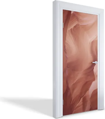 Produktbild von Türdeko Aufkleber Selbstklebende Wandsticker Personalisiert - Antelope Canyon - 95 x 205 cm