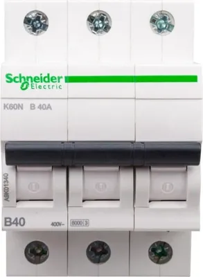 Produktbild von Leitungsschutzschalter 3P B 40A 6kA AC K60N A9K01340