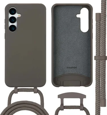 Produktbild von imoshion Color Backcover mit abtrennbarem Band Samsung Galaxy A55 - Black Coffee