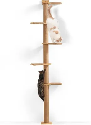 Produktbild von Famanu Kratzbaum mit Kletterfunktion und Hängematte - 206 cm hoch