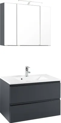 Produktbild von Cardiff Waschtisch-Set, grau/weiss