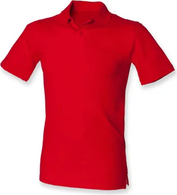 Produktbild von Henbury H305 | MenŽs Stretch Poloshirt Herren - WRAP  - Farbe: Black - Größe: S