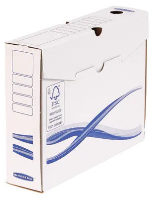 Immagine prodotto di Fellowes 4460102 Fellowes Archivschachtel A4+ B:80mm  weiß/blau        25PK