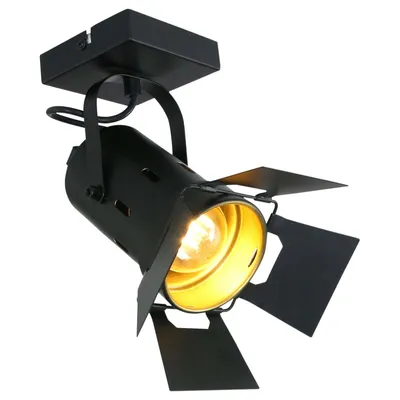 Immagine prodotto di Mexlite - faretto - Carree - nero - metallo - faretto a superficie - E27 - 7996ZW