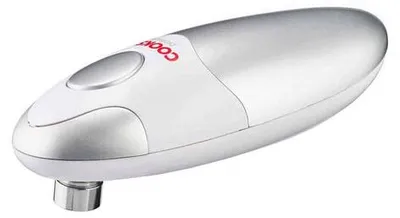 Produktbild von Cooks Professional Automatischer Elektrischer Dosenöffner mit One-Touch-Design – Ideal für Senioren & Arthritis-Patienten | Silber / Weiß