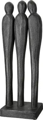 Produktbild von Casablanca by Gilde Skulptur 3 people, schwarz H.46 cm