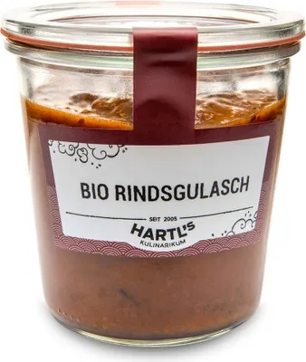 Produktbild von Rindsgulasch 460g - Fertiggericht von Hartls Kulinarikum