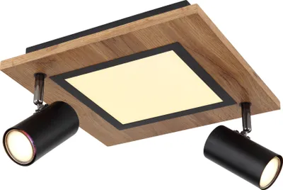 Produktbild von Globo Lighting|Deckenleuchte Metall schwarz matt, LED