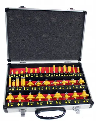 Produktbild von K00067 35-teiliges Holzfräser-Set Formfräser