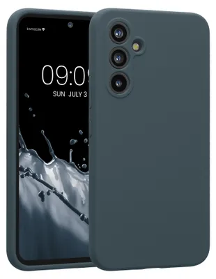 Produktbild von kwmobile Hülle kompatibel mit Samsung Galaxy A54 5G - Hülle Silikon gummiert - Handyhülle - Handy Case in Dunkler Schiefer