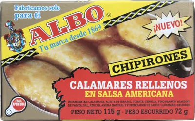 Image de Petits calmars farcis à la sauce américaine, 115 g