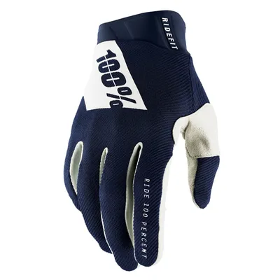 Produktbild von Ridefit Navy Cross/Enduro Handschuhe Marineblau/Weiss Grösse L