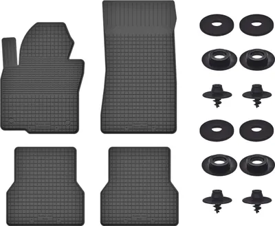 Produktbild von Gummimatten Mit Stoppern Für: Mazda 2 Iv (2014-) Schwarz Set