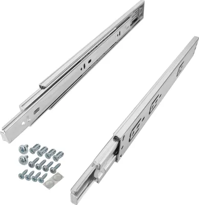 Produktbild von SOTECH 1 Paar (2 St.) Schubladenschienen Vollauszug Push-to-Open Länge 350 mm Tragkraft 35 kg Höhe 45 mm inkl. Schraubenset