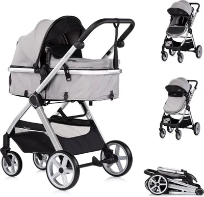 Produktbild von CHIPOLINO Combo Cat Vista 2in1 Wolkengrau