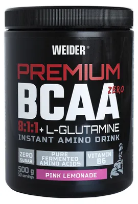 Immagine prodotto di Premium BCAA 8:1:1+Glutammina Zero 500g limonata rosa