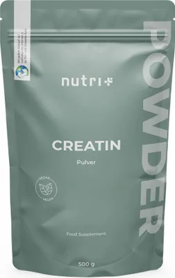 Zdjęcie produktu dla Monohydrat kreatyny w proszku - kreatyna 500g - wegański czysty monohydrat kreatyny + B12