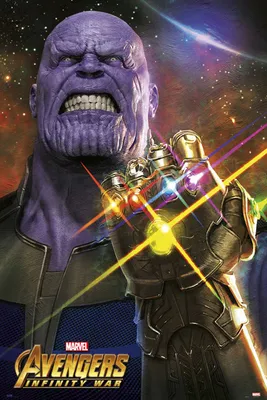 Produktbild von Avengers - Infinity War - Thanos - Poster Druck - Größe 61x91,5 cm