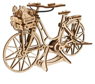 Immagine prodotto di Puzzle 3D, bicicletă olandeză, Ugears, legno, 75 pezzi