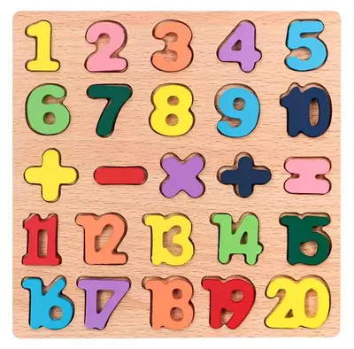 Obrázok produktu pre Drevené 3D puzzle pre deti - Písmená