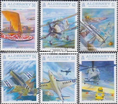 Produktbild von Briefmarken GB - Alderney 2009 Mi 357-362 (kompl.Ausg.) postfrisch Marineluftfahrt
