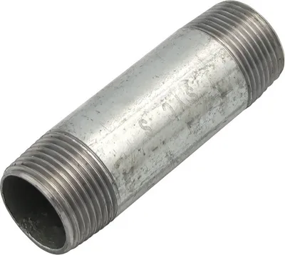 Produktbild von Rohrdoppelnippel 3/4 Zoll 26,9 x 80 mm DN20 Rohrnippel verzinkt