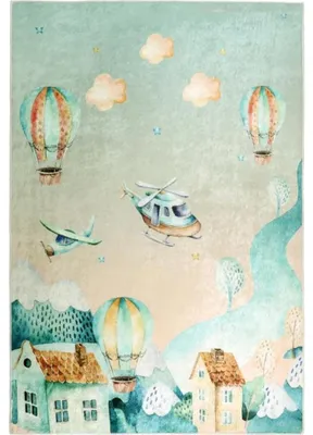 Immagine prodotto di Tappeto per bambini 100x150 cm palloncino