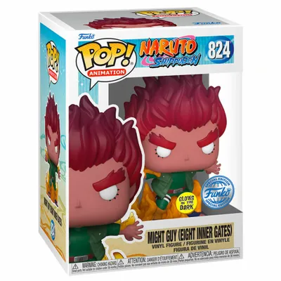 Zdjęcie produktu dla Funko POP Naruto 824 Might Guy glow Special Edition Limitowana Świecąca Figurka Kolekcjonerska