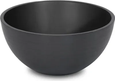 Produktbild von Pflanzschale massiv aus EcoStone - ca. Ø 35 x 17 cm - Pflanzkübel rund in schwarz