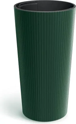 Zdjęcie produktu dla Doniczka LAMIA SLIM 30 cm - Kolor: ciemnozielony