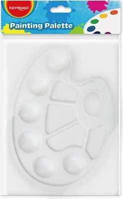 Image de Keyroad Palette de peintre blanche