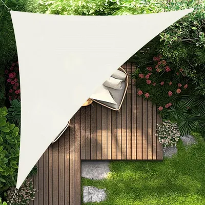 Produktbild von Dreieckiges Sonnensegel 4x4x5,65m Beige