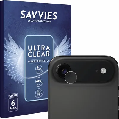 Produktbild von 6x Für Apple iPhone Air (NUR Kameraschutz) Schutzfolie Savvies Displayschutz Display Schutz Folie Klar Transparent