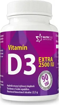 Obrázok produktu pre Vitamín D3 EXTRA 2500 IU 90 tbl.